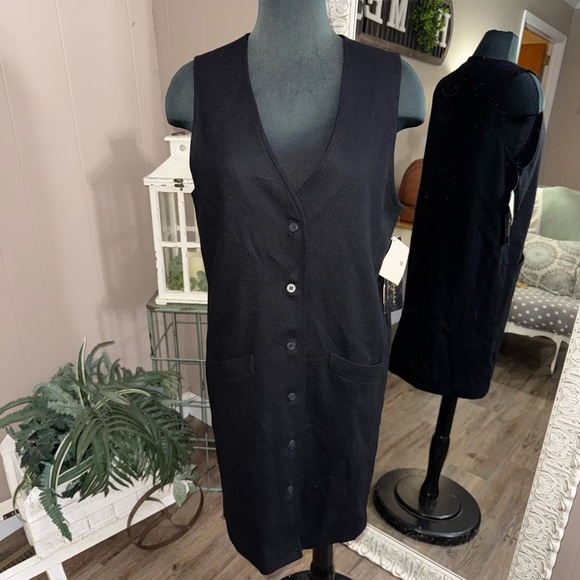 VTG Kim Rogers • Wool Vest Dress - Picture 3 of 9